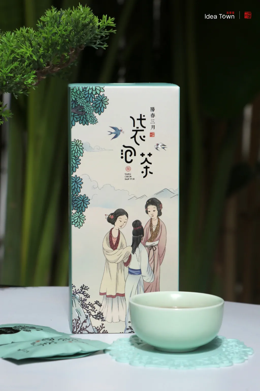 这样的插画风茶叶包装设计，让你“品”出精致感