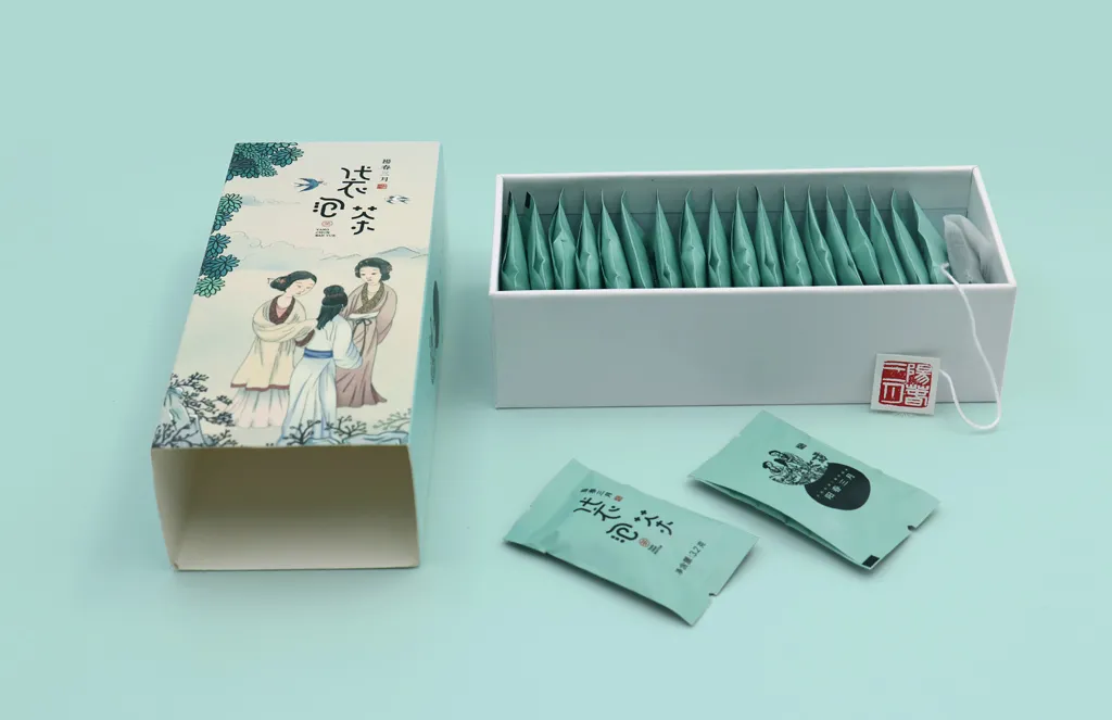 这样的插画风茶叶包装设计，让你“品”出精致感